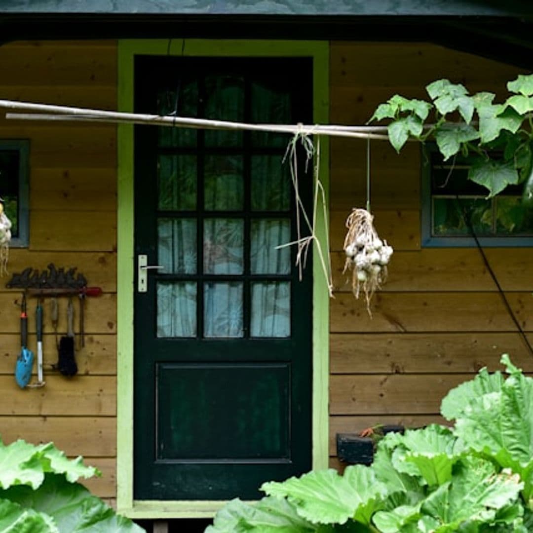 Vorschau Gartenhaus mit blauer Türe