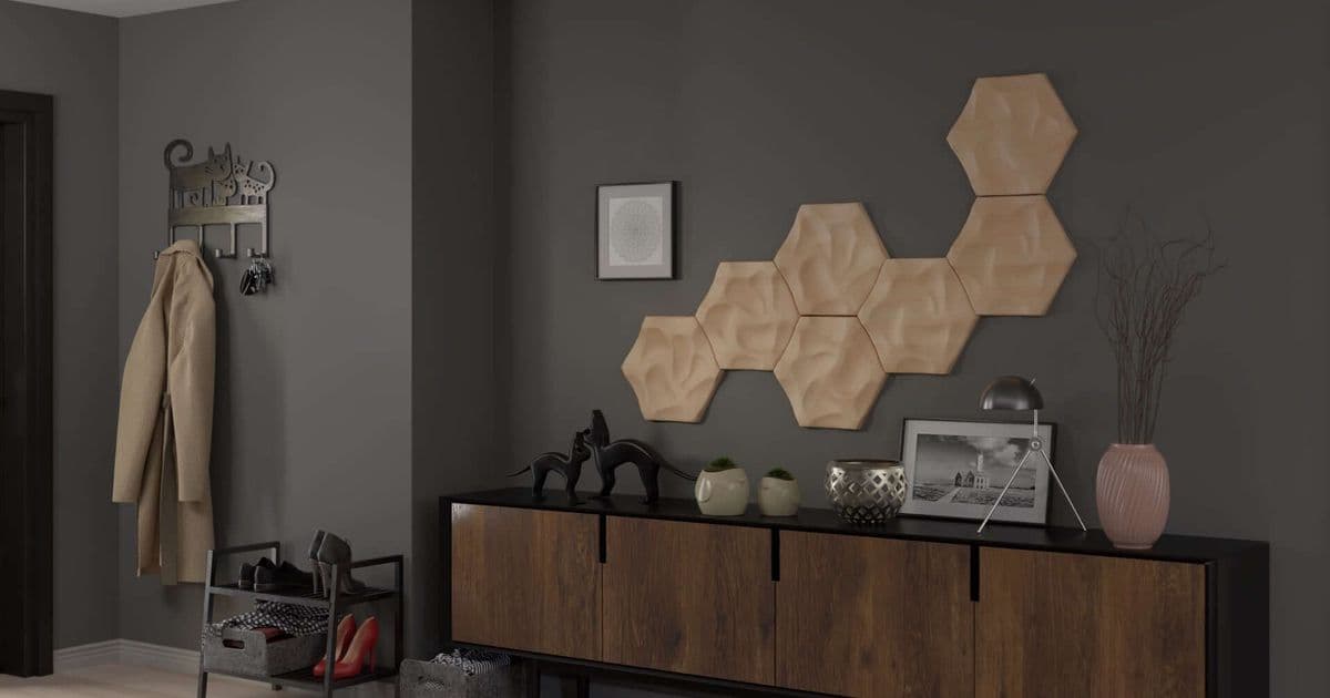 Wall Tile W938 über Sideboard