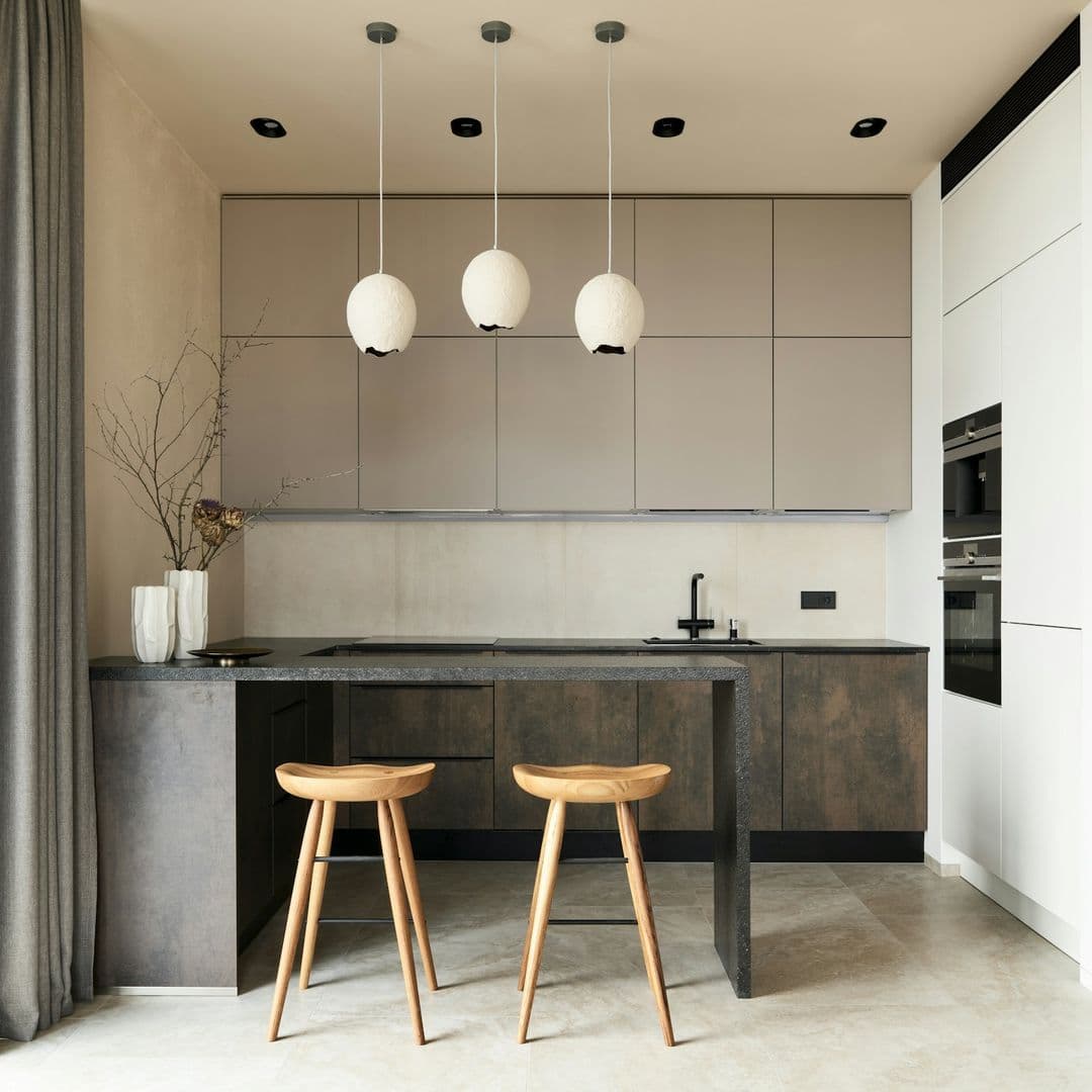 Küche in Stoneoptik