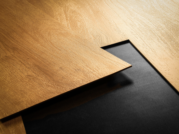 Door with material