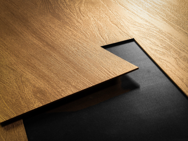 Door with material