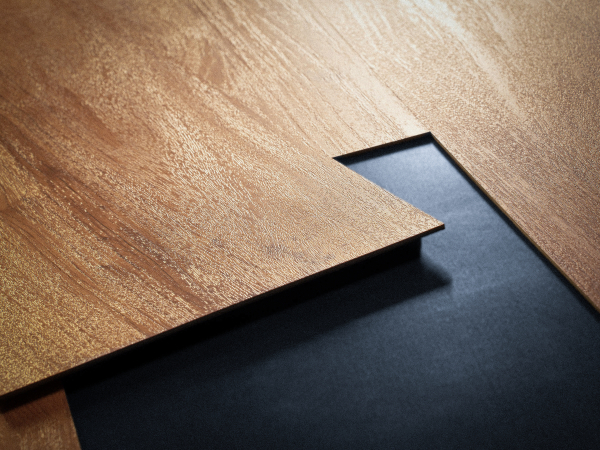 Door with material
