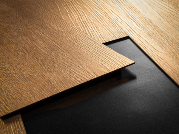 Door with material